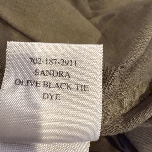 NEW! Rails Sandra Shirt Dress Snap Front Olive Black Tie Dye Size Small - Picture 10 of 14